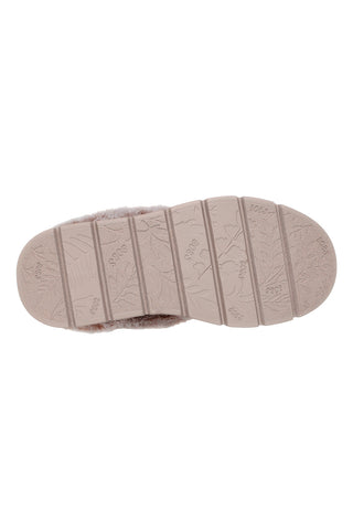 Bež copate s podlogo iz umetnega krzna Skechers Keepsakes Lite Cozy Blend