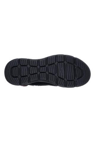 Črni usnjeni škornji s podlogo iz flisa Skechers Glacial Ultra Woodlands