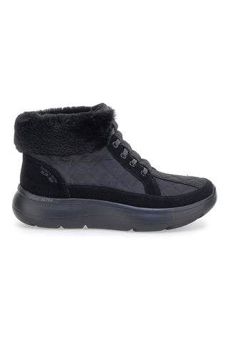Črni usnjeni slip-in čevlji SKECHERS ON-THE-GO ENCORE ELISA
