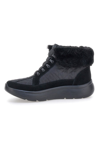 Črni usnjeni slip-in čevlji SKECHERS ON-THE-GO ENCORE ELISA