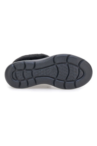 Črni usnjeni slip-in čevlji SKECHERS ON-THE-GO ENCORE ELISA