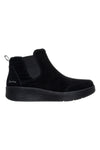 Črni usnjeni čevlji Chelsea z vložkom Arch Fit Skechers Laguna Harvest Moons