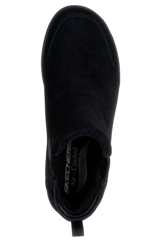 Črni usnjeni čevlji Chelsea z vložkom Arch Fit Skechers Laguna Harvest Moons