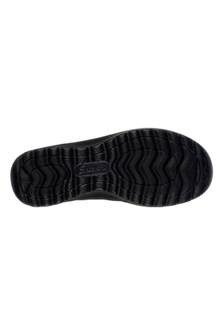 Črni gležnarji z zadrgo in Memory Foam Skechers Lovely Vibe Fall In Bloom