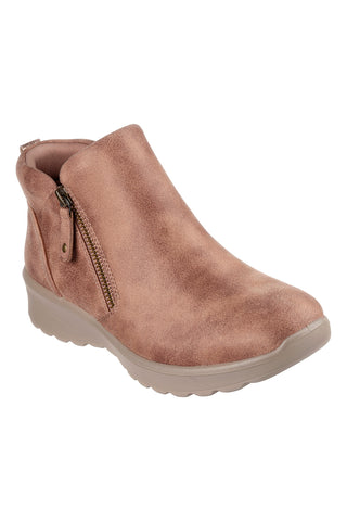 Bež veganske gležnarje Skechers Lovely Vibe Fall In Bloom