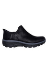 Črni vodoodporni slip-on čevlji z Memory Foam Skechers Easy Going Modern Hour