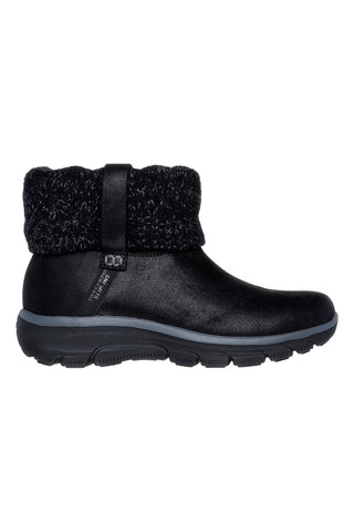 Črni slip-on škornji z Memory Foam Skechers EASY GOING COZY WEATHER 2