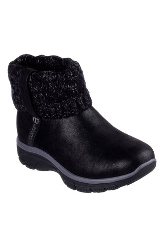 Črni slip-on škornji z Memory Foam Skechers EASY GOING COZY WEATHER 2