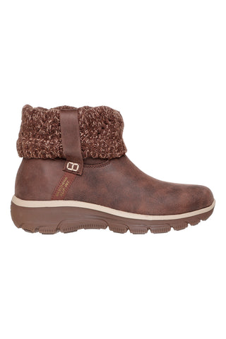Rjavi gležnarji z vstavkom Memory Foam Skechers EASY GOING COZY WEATHER 2