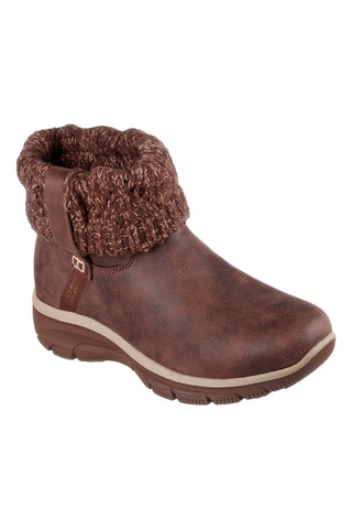 Rjavi gležnarji z vstavkom Memory Foam Skechers EASY GOING COZY WEATHER 2