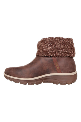 Rjavi gležnarji z vstavkom Memory Foam Skechers EASY GOING COZY WEATHER 2