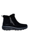 Črni gležnarji z zadrgo in Memory Foam Skechers Easy Going Cool Zip
