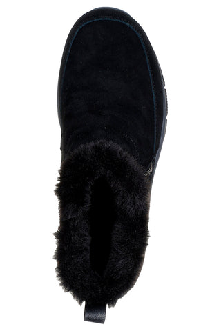 Črni gležnarji z zadrgo in Memory Foam Skechers Easy Going Cool Zip