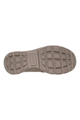 Taupe škornji z zadrgo in Memory Foam Skechers Easy Going Cool Zip