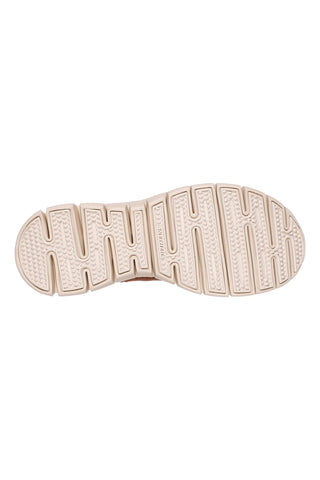 Rjavi škornji iz veganskega usnja z Warm Tech Memory Foam Skechers Synergy Lovely Collab
