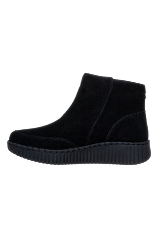 Črni gležnarji z zadrgo in Memory Foam Skechers Wilshire Blvd Weekend Crush