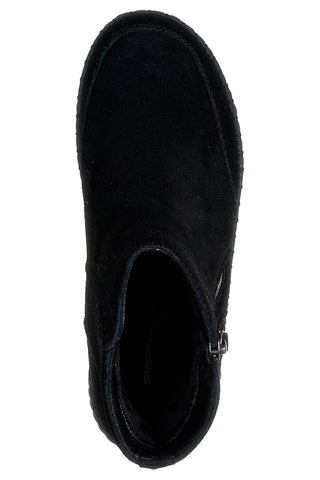 Črni gležnarji z zadrgo in Memory Foam Skechers Wilshire Blvd Weekend Crush