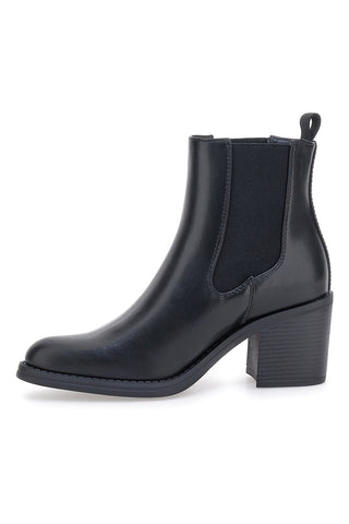 Črni čevlji Chelsea s peto Pittarello Capsule BT24186001