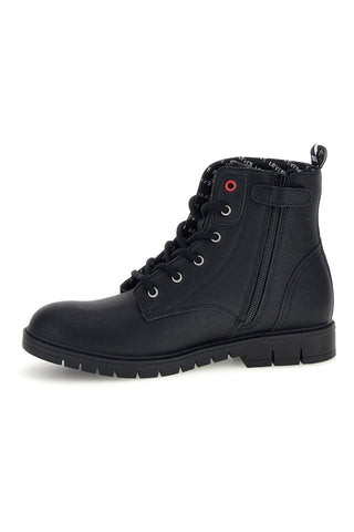 Anfibi Neri con Lacci e Suola Carrarmato Levi's Pasadena VPHI0098S