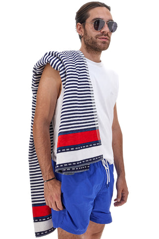 Moške kopalke Boxer Mare Blu z žepi Aqu77 003