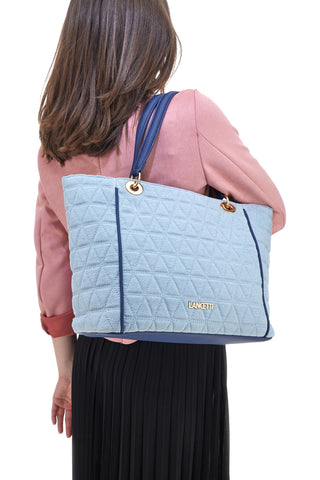Maxi torba čez ramo Lancetti Levasque Denim