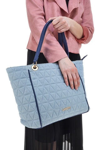 Maxi torba čez ramo Lancetti Levasque Denim