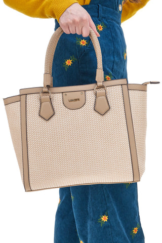 Ročna torba Lancetti Thibault Beige