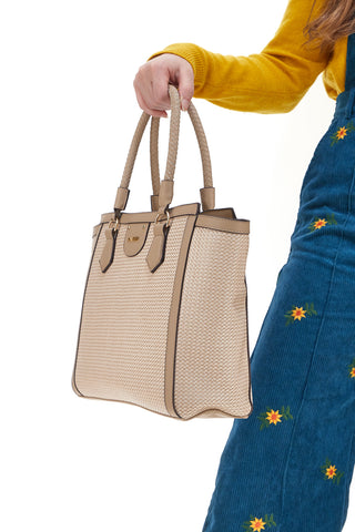 Ročna torba Lancetti Thibault Beige