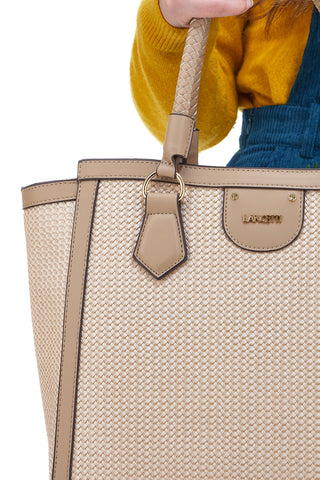 Ročna torba Lancetti Thibault Beige