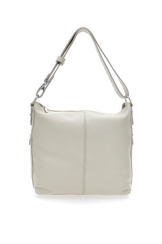 Bela torba iz pravega usnja New Bag 275