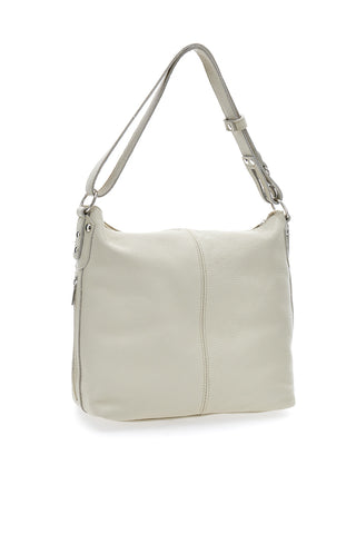 Bela torba iz pravega usnja New Bag 275