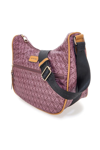 Torba z ramenskim trakom v barvi bordo z logotipom Cotton Belt K19,048,B012
