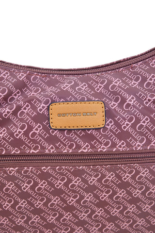 Torba z ramenskim trakom v barvi bordo z logotipom Cotton Belt K19,048,B012