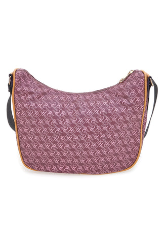 Torba z ramenskim trakom v barvi bordo z logotipom Cotton Belt K19,048,B012