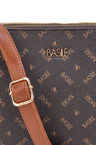 Rjava torba z logotipom Basile Class BA1274LOG
