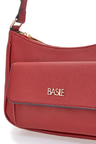 Rdeča torba z žepom na sprednji strani Basile Class BA11950ESAF
