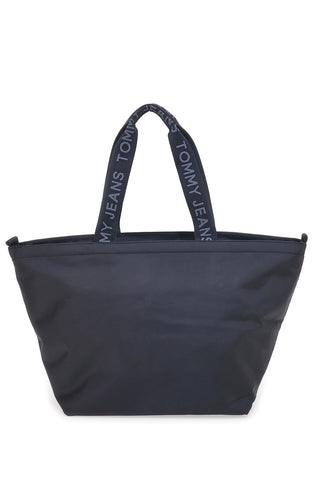Modra nakupovalna torba iz tkanine z ročaji z logotipom Tommy Jeans Daily Tote