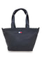 Črna mini nakupovalna torba iz tkanine z ročaji z logotipom Tommy Jeans Daily Mini Tote