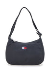 Črna torba iz tkanine z logotipom Tommy Jeans Shoulder Bag