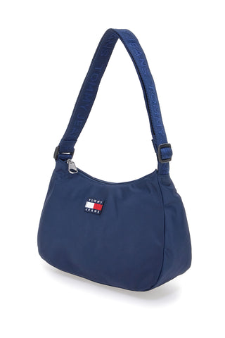 Modra tkaninska torba z logotipom Tommy Jeans Shoulder Bag