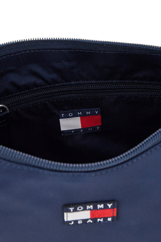Modra tkaninska torba z logotipom Tommy Jeans Shoulder Bag