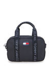 Črna torba z ramenskim trakom z logotipom Tommy Jeans Daily Crossover