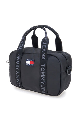 Črna torba z ramenskim trakom z logotipom Tommy Jeans Daily Crossover