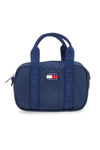Modra torbica z logotipom Tommy Daily Crossover
