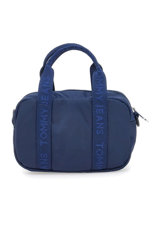 Modra torbica z logotipom Tommy Daily Crossover