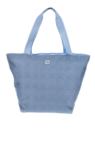 Borsa mare celeste con zip Renato Balestra 61099/MIAB3