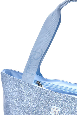 Borsa mare celeste con zip Renato Balestra 61099/MIAB3