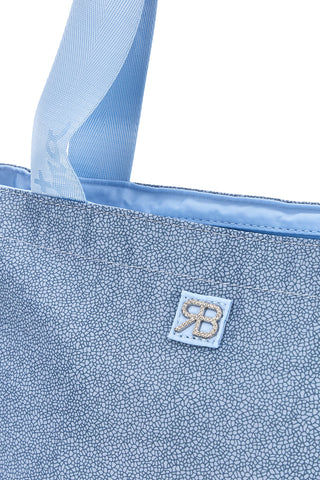 Borsa mare celeste con zip Renato Balestra 61030/MIAB3