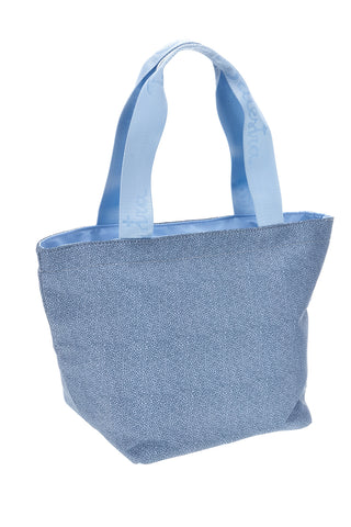 Borsa mare celeste con zip Renato Balestra 61030/MIAB3