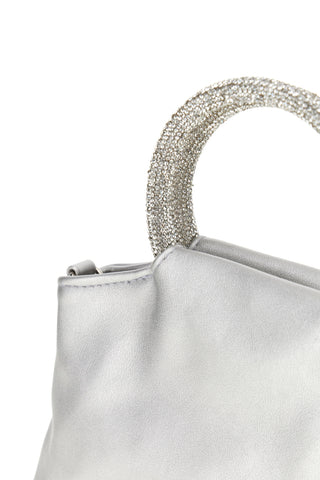 Borsa argento con manico gioiello Nbg SERA/1281